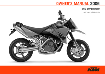 2006 950 Supermoto Owner's Manual